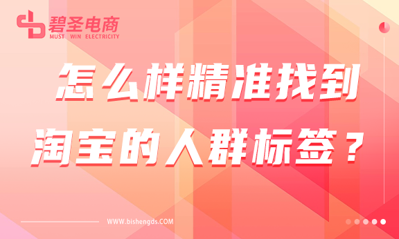 怎么样精准找到淘宝的人群标签？怎样优化店铺标签？